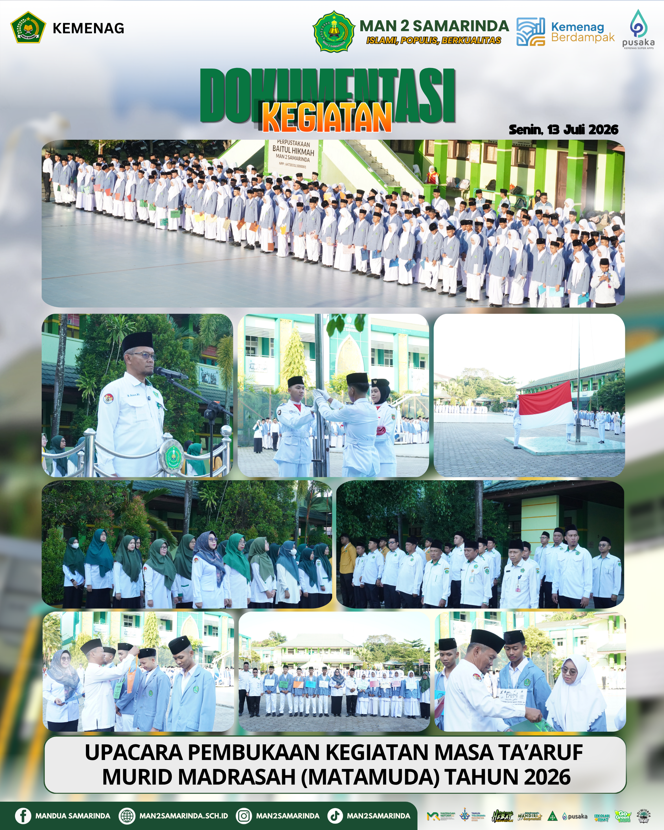Kakan Kemenag Buka MATAMUDA MAN 2 Samarinda