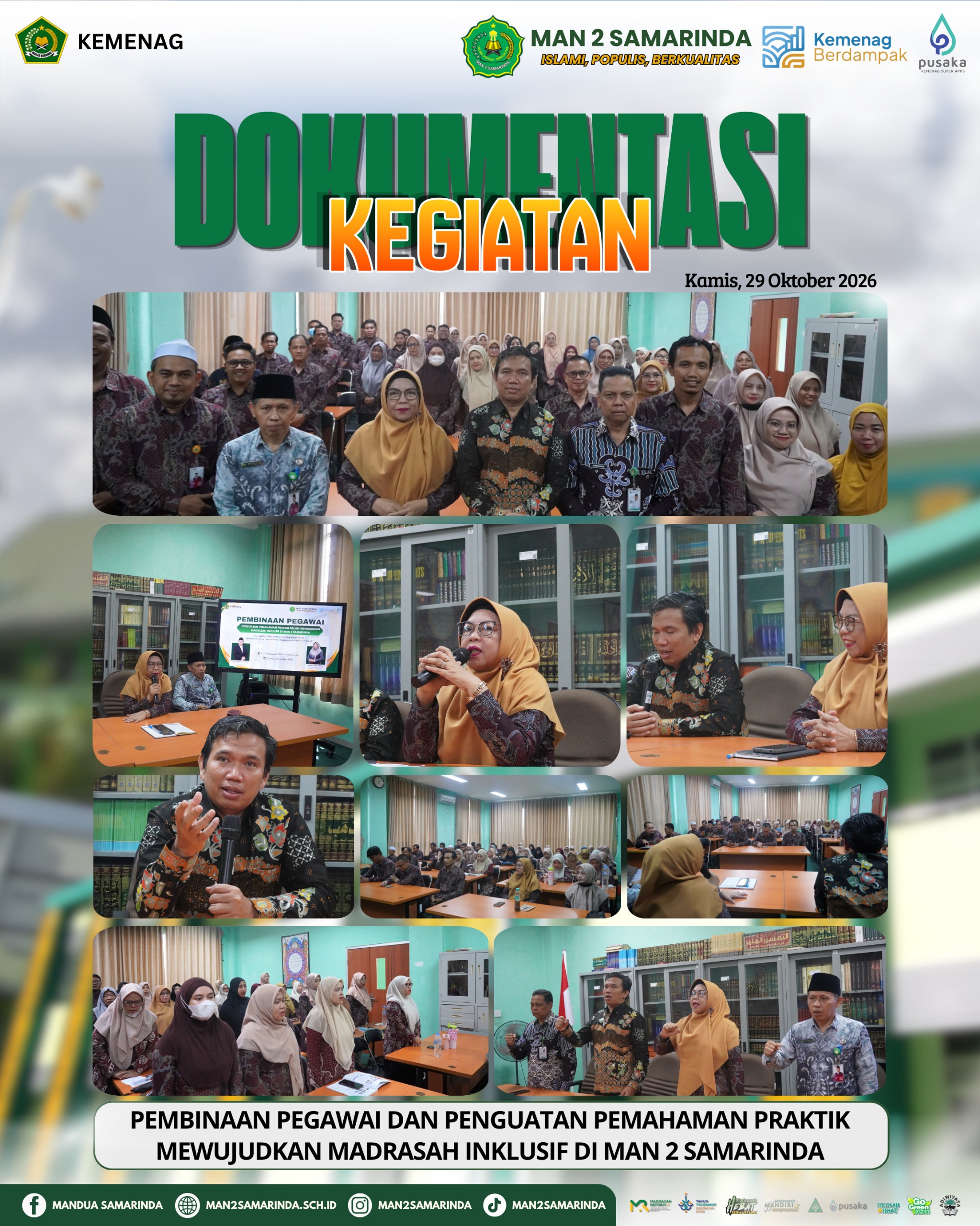 MAN 2 Samarinda Perkuat Pendidikan Inklusif